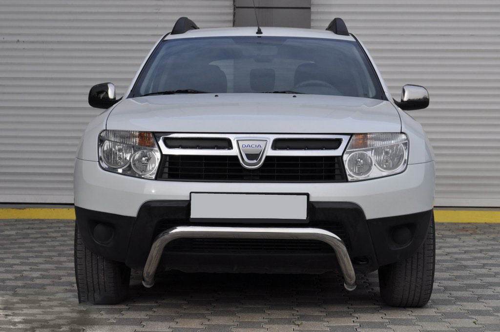 Front protection ST011 (stainless) for Dacia Duster 2008-2018 - Reelken Auto