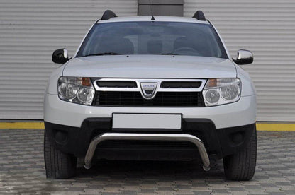 Front protection ST011 (stainless) for Dacia Duster 2008-2018 - Reelken Auto
