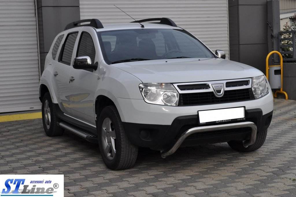 Front protection ST011 (stainless) for Dacia Duster 2008-2018 - Reelken Auto