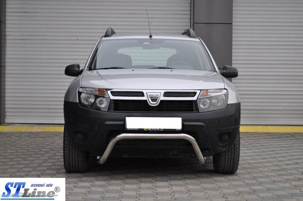 Front protection ST011 (stainless) for Dacia Duster 2008-2018 - Reelken Auto