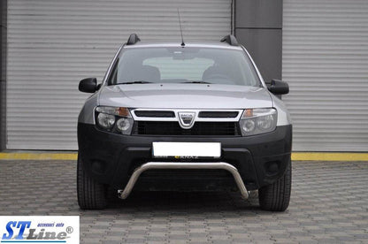 Front protection ST011 (stainless) for Dacia Duster 2008-2018 - Reelken Auto