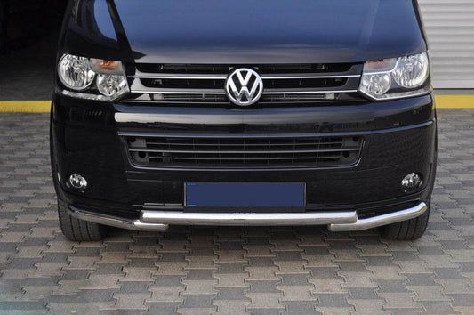 Lower lip ST009 Greyder (stainless steel) for Volkswagen T5 2010-2015 - Reelken Auto