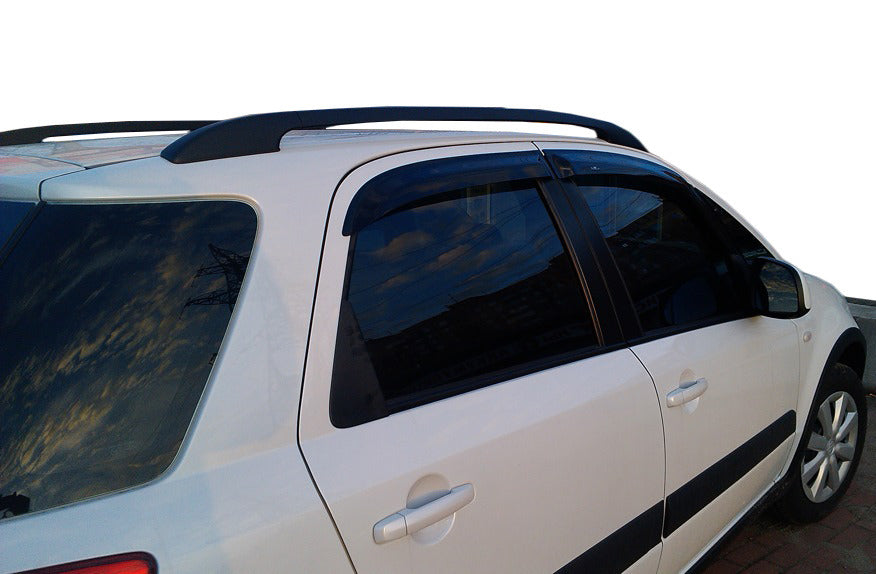 Window Deflectors (4 pcs, HIC) for Suzuki SX4 S-Cross 2013-2016 - image 1