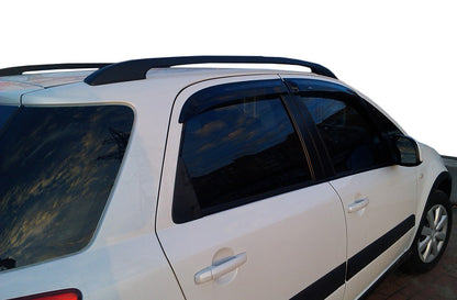 Window Deflectors (4 pcs, HIC) for Suzuki SX4 S-Cross 2013-2016 - image 1