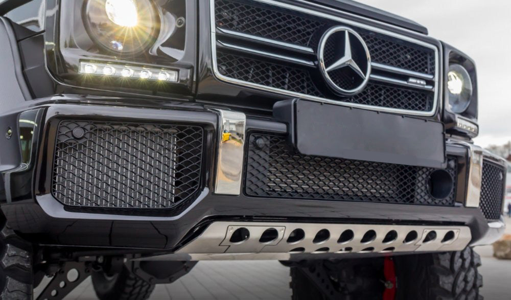 Front Bumper Guard Stainless Steel for Mercedes G сlass W463 1990-2018 - image 1