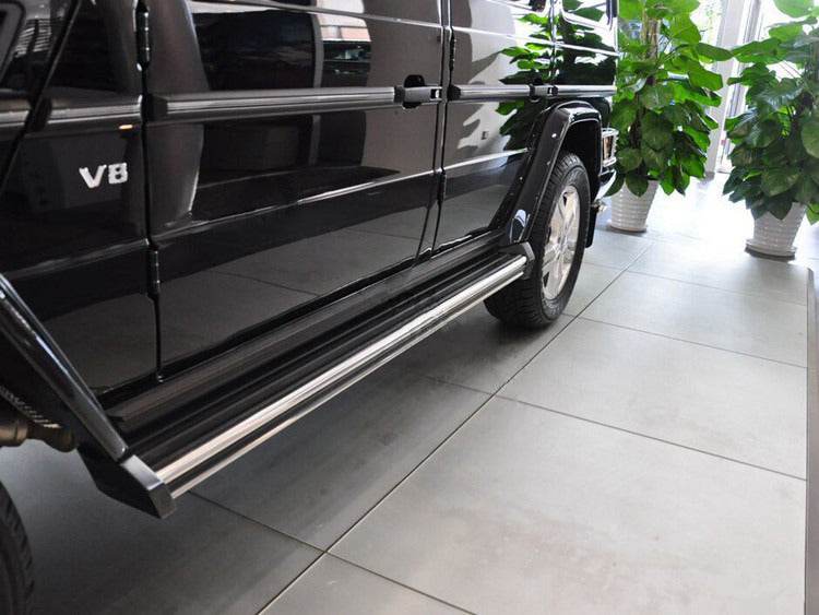 Platform side OEM (2 pieces, aluminum) for Mercedes G class W463 1990-2018 - Reelken Auto