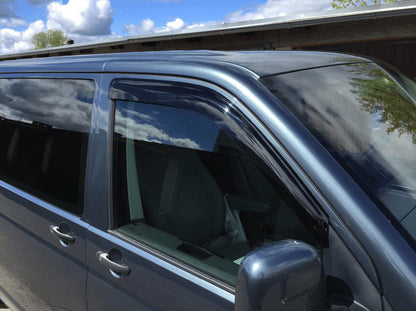 Window Deflectors (2 pcs, HIC) for Volkswagen T5 Caravelle 2004-2010 - image 3