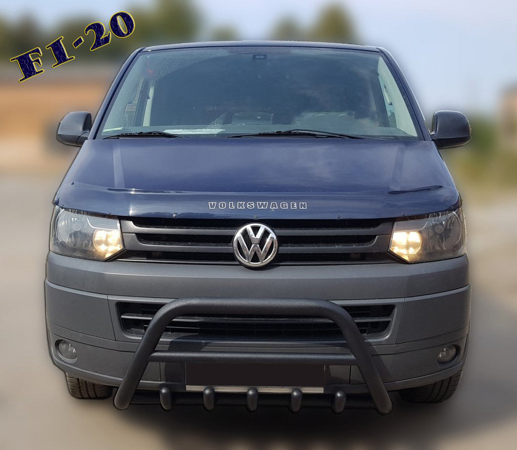 Bull Bar WT003 Black Stainless Steel for Volkswagen T5 2010-2015 - image 1