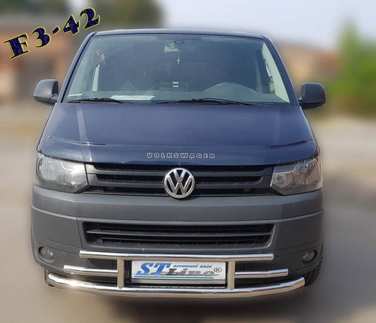 Lower lip F3-42 (stainless) for Volkswagen T5 2010-2015 - Reelken Auto