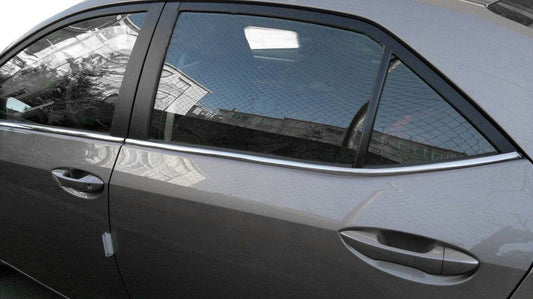 Lower edging (4 pcs., stainless steel) for Toyota Corolla 2013-2019 - Reelken Auto