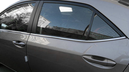 Lower Door Trim Set (8 pcs, Stainless Steel) for Toyota Corolla 2019- - image 1