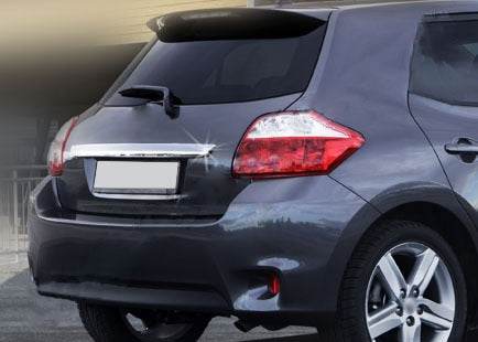 Trim above the number (stainless) for Toyota Auris 2007-2012 - Reelken Auto
