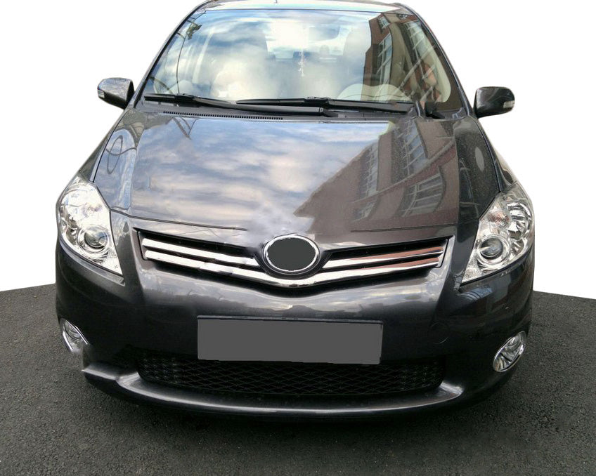 Chrome Grille Covers (Stainless Steel) for Toyota Auris 2007-2012 - image 1