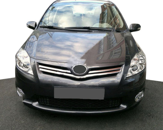 Chrome Grille Covers (Stainless Steel) for Toyota Auris 2007-2012 - image 1