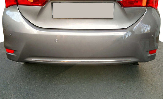 Rear bumper trim stainless steel for Toyota Corolla 2013-2019 - image 1