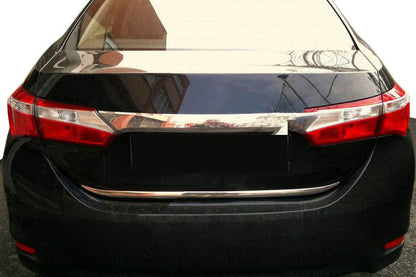 Trunk edge (stainless steel) for Toyota Corolla 2013-2019 - Reelken Auto