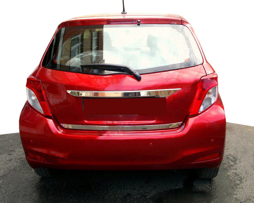Trunk trim stainless steel for Toyota Yaris 2010-2020 - image 1