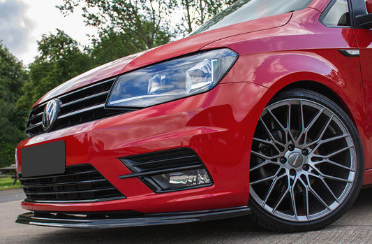 Front lip spoiler (ABS) for Volkswagen Caddy 2015-2020 - image 1