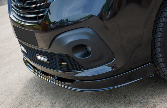 Front lip spoiler (ABS) for Fiat Talento 2016- - image 1