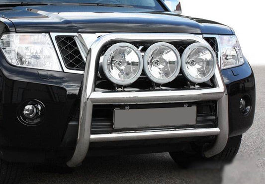The WT018 bumper guard (stainless) for Nissan Pathfinder R51 2005-2014 - Reelken Auto