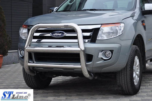 Front protection WT018 (stainless) for Ford Ranger 2011-2022 - Reelken Auto