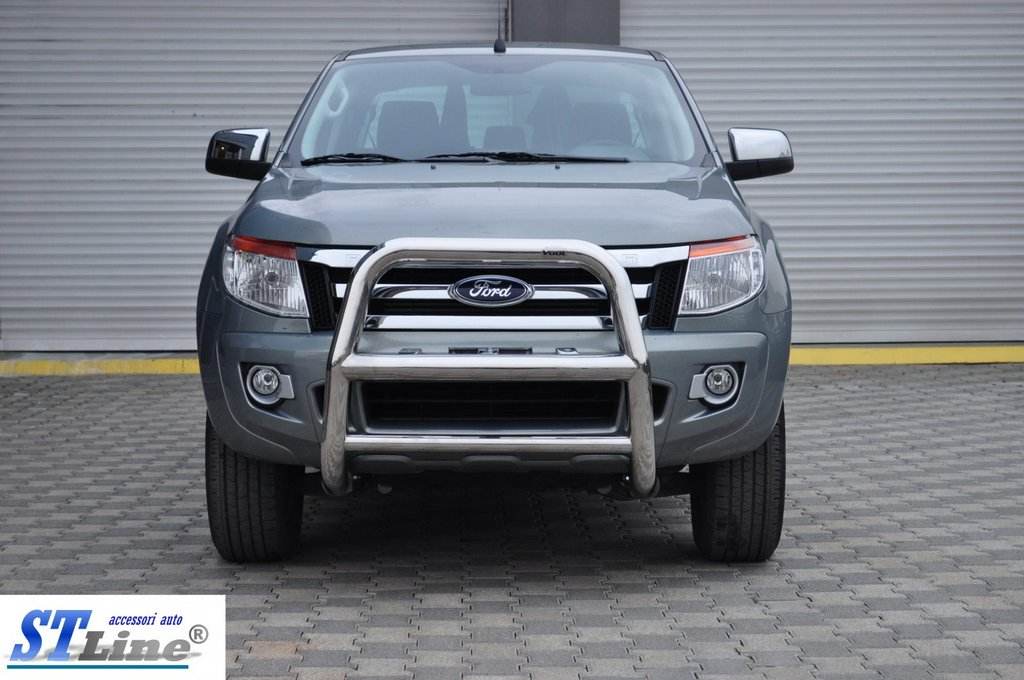 Front protection WT018 (stainless) for Ford Ranger 2011-2022 - Reelken Auto