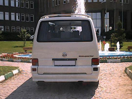 Rear spoiler (for painting) for Volkswagen T4 Caravelle/Multivan - Reelken Auto