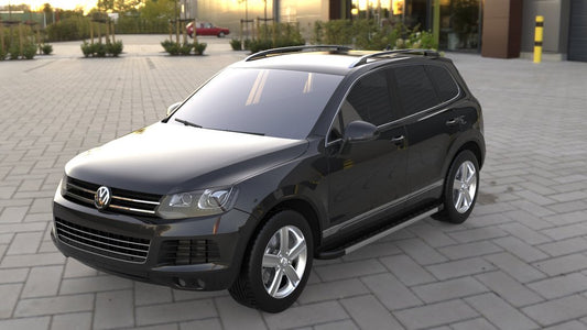 Side Steps Duru (2 pcs, Aluminum) for Volkswagen Touareg 2010-2018 - image 1