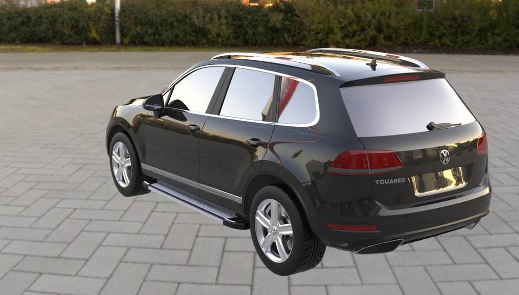 Side pad Rainbow (2 pieces, aluminum) for Volkswagen Touareg 2010-2018 - Reelken Auto