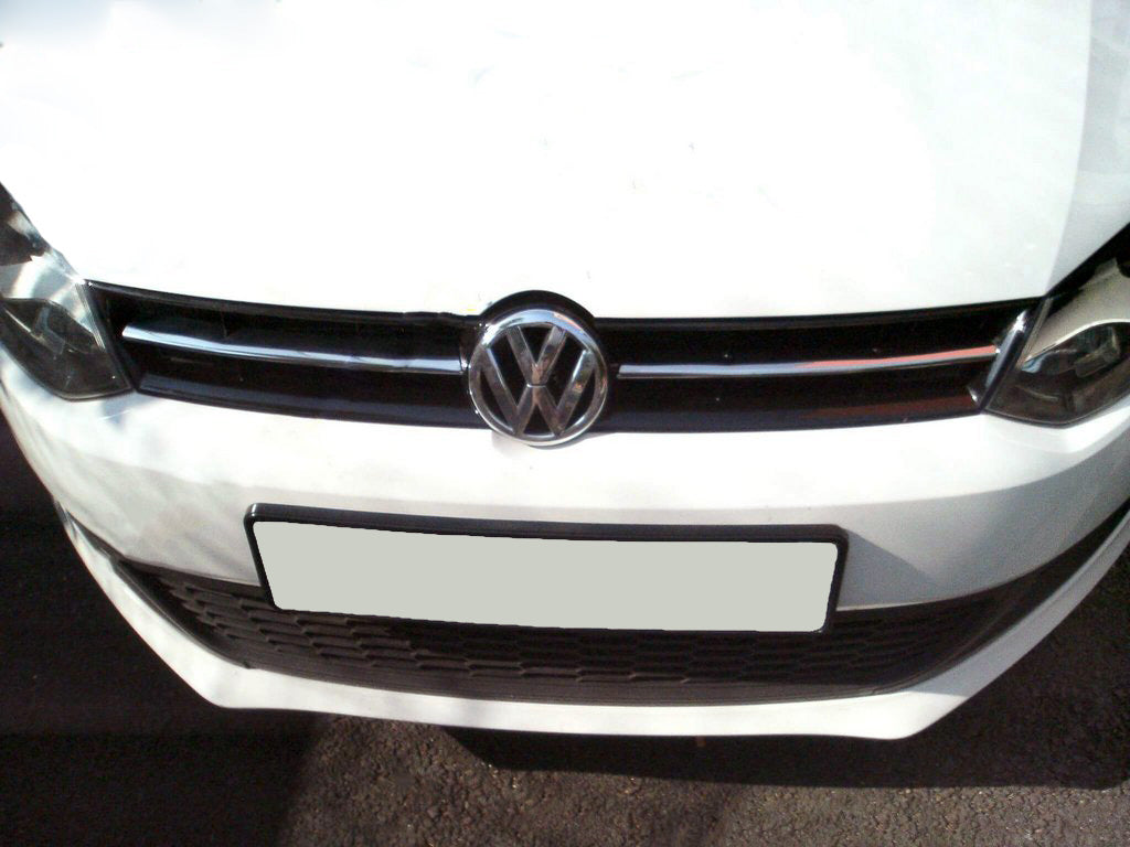 Chrome Grille Covers HB (2009-2013, 2 pcs, stainless steel) for Volkswagen Polo 2010-2017 - image 1