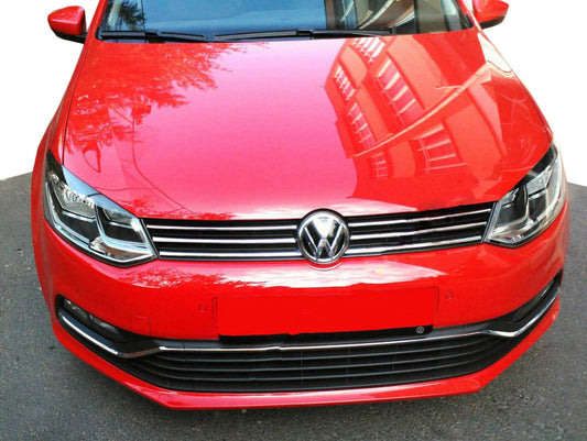 Chrome Grille Trim HB (2014↗ Stainless Steel) for Volkswagen Polo 2010-2017 - image 1