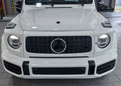 Grille and overlays on G63 headlights for Mercedes G class W463 2018-2024 - Reelken Auto