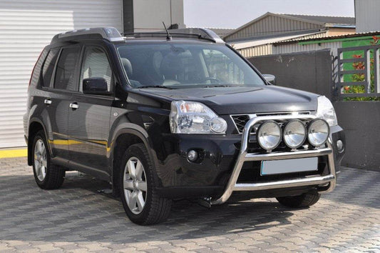 Front protection WT018 (stainless) for Nissan X-trail T31 2007-2014 - Reelken Auto