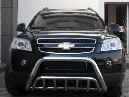 WT002 front arc (stainless) for Chevrolet Captiva 2006-2019 - Reelken Auto
