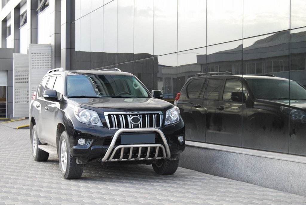 The WT002 bumper guard (stainless) for Toyota Land Cruiser Prado 150 - Reelken Auto