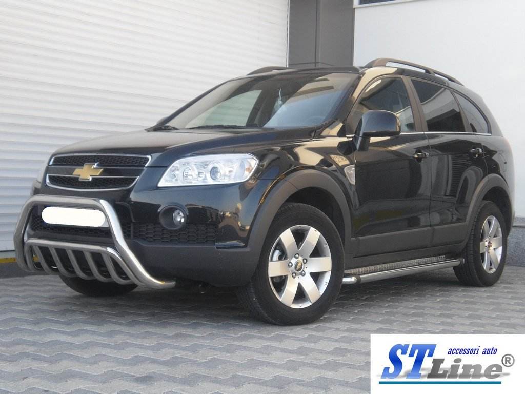 WT002 front arc (stainless) for Chevrolet Captiva 2006-2019 - Reelken Auto
