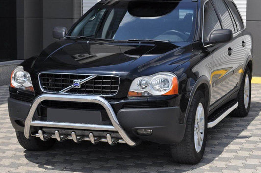 The WT003 bumper guard (stainless) for Volvo XC90 2002-2014 - Reelken Auto