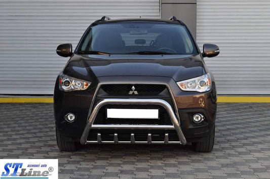 Kangaroo cage WT003 (stainless steel) for Mitsubishi ASX 2010-2023 - Reelken Auto