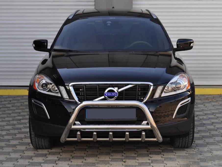 The WT003 bumper guard (stainless) for Volvo XC60 2009-2017 - Reelken Auto