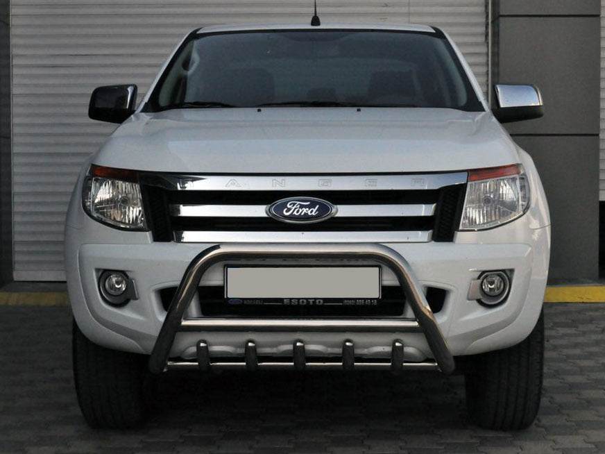 Front protection WT003 (stainless) for Ford Ranger 2011-2022 - Reelken Auto