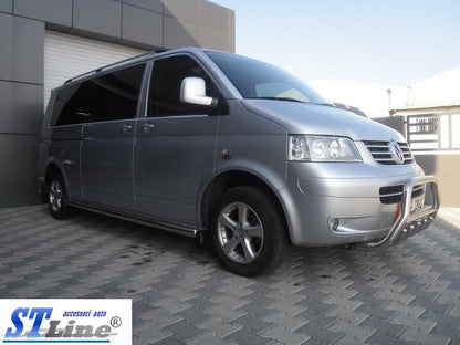 Kenguryatnik WT003 (stainless) for Volkswagen T5 Caravelle 2004-2010 - image 3