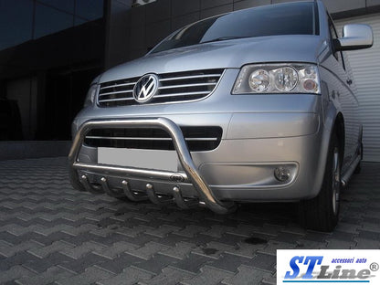Kenguryatnik WT003 (stainless) for Volkswagen T5 Caravelle 2004-2010 - image 5
