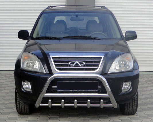 The WT003 bumper guard (stainless) for Chery Tiggo 1 - image 1