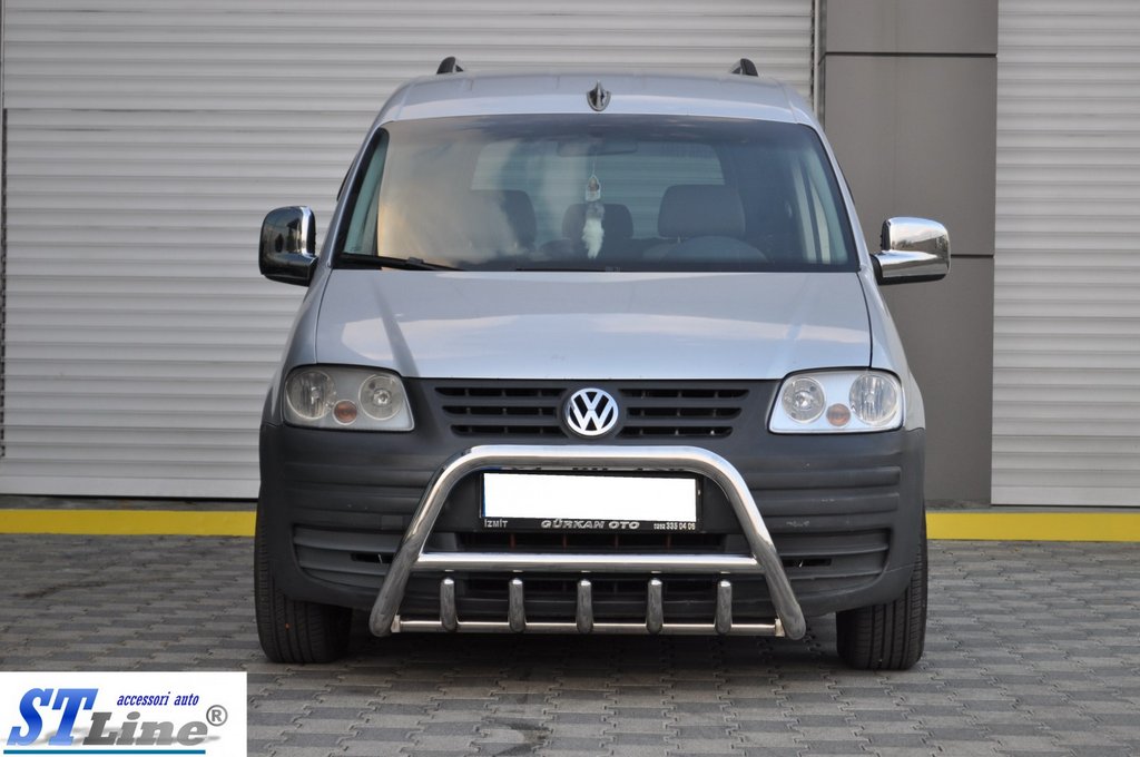 The WT003 bumper guard (stainless) for Volkswagen Caddy 2004-2010 - image 4