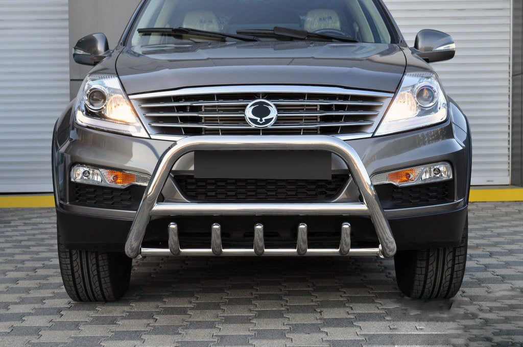 Bull Bar WT003 (Stainless Steel) for SsangYong Rexton I 2001-2017 - image 1
