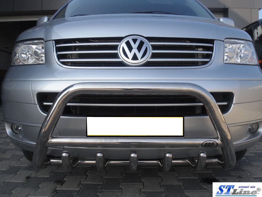 Bull Bar WT003 (Stainless Steel) for Volkswagen T5 Caravelle 2004-2010 - image 8