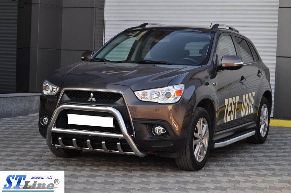 Kangaroo cage WT003 (stainless steel) for Mitsubishi ASX 2010-2023 - Reelken Auto