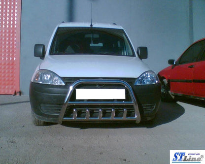 The bumper guard (stainless) for Opel Combo 2002-2012 - Reelken Auto