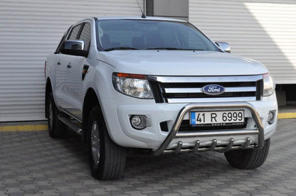 Front protection WT003 (stainless) for Ford Ranger 2011-2022 - Reelken Auto