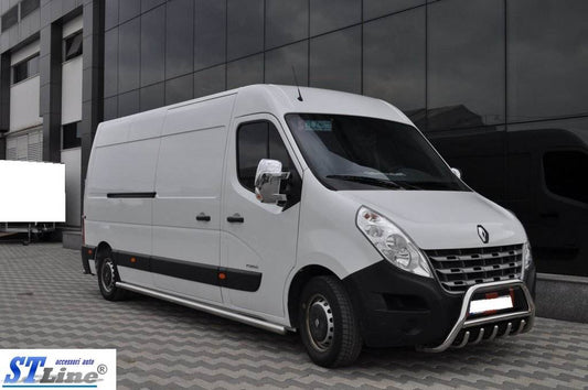 The WT003 bumper guard (stainless) for Opel Movano 2010-2021 - Reelken Auto